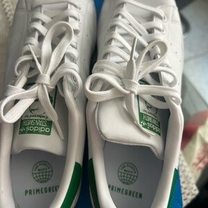 adidas | Shoes | Adidas White And Green Sneakers | Poshmark